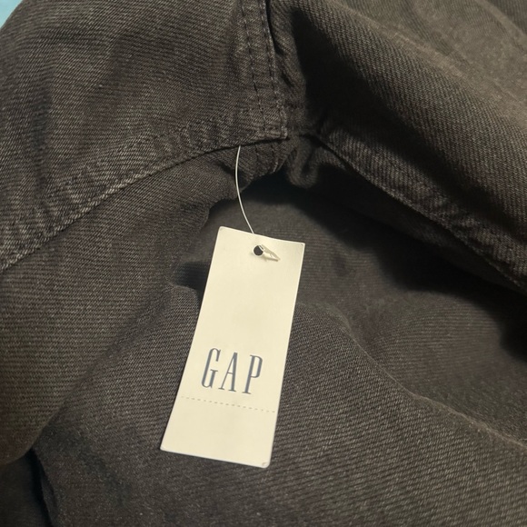 GAP Black Denim Sherpa lined Jacket - Picture 9 of 9